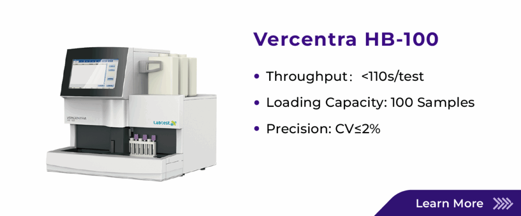virtuedx HBA1C instrument banner with highlight features